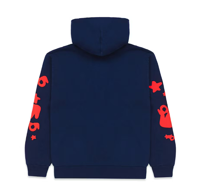 Sp5der Beluga Hoodie Navy