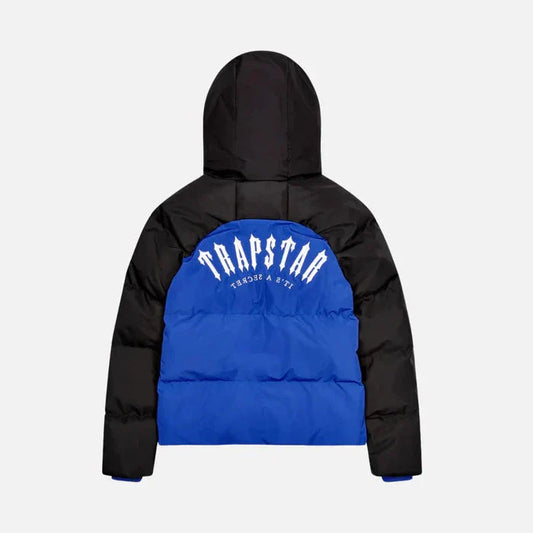 Trapstar Irongate Arch Puffer Jacket (FW23) Blue/Black