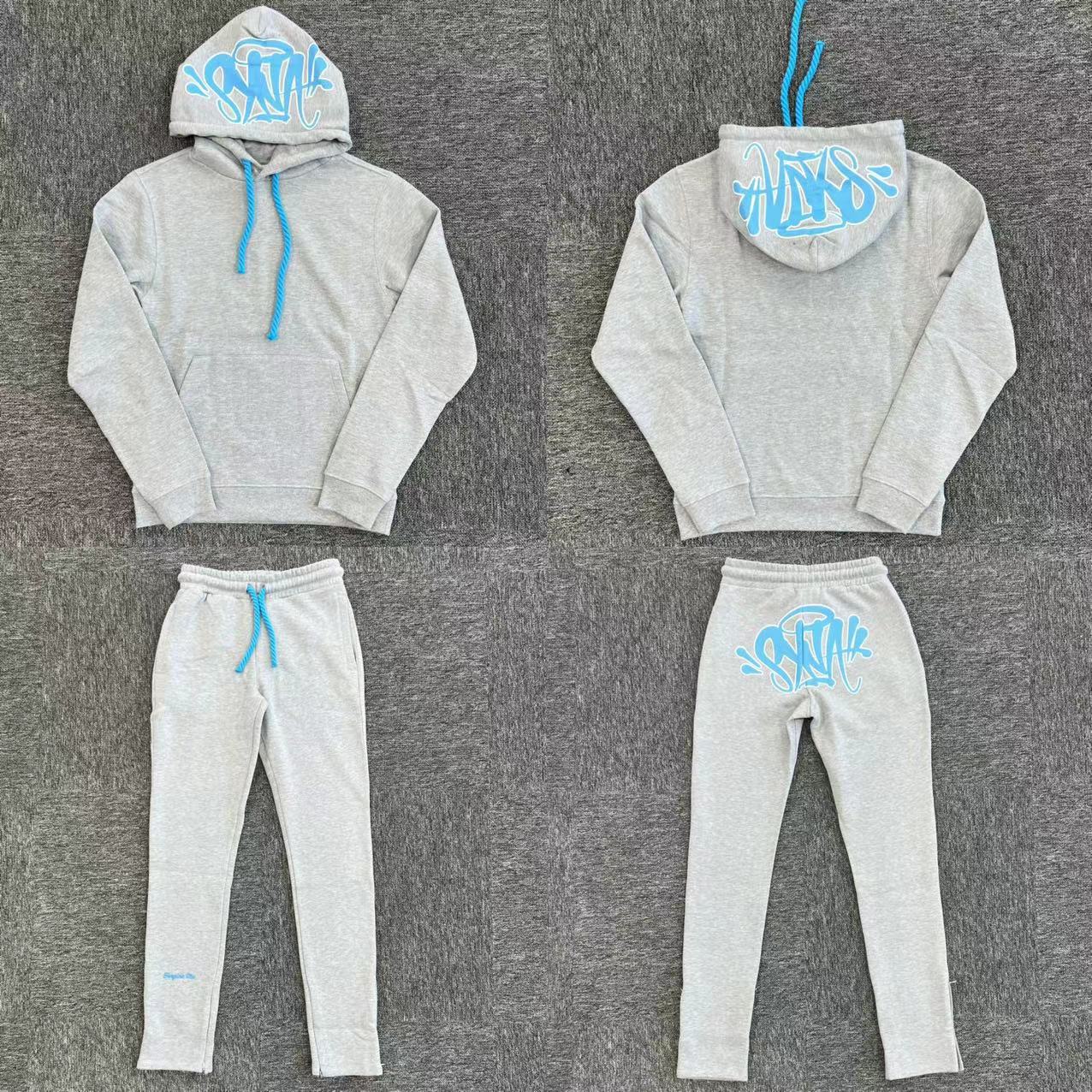 Synaworld “Syna Logo” Tracksuit - Grey / Blue