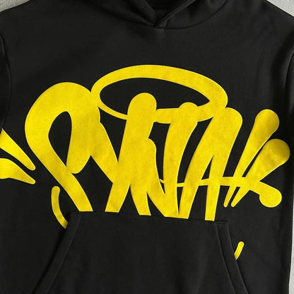 SYNAWORLD TEAM SYNA TRACKSUIT - MARL YELLOW/BLACK