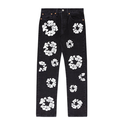 Denim tears X Levi’s Cotton Wreath Jeans- Black