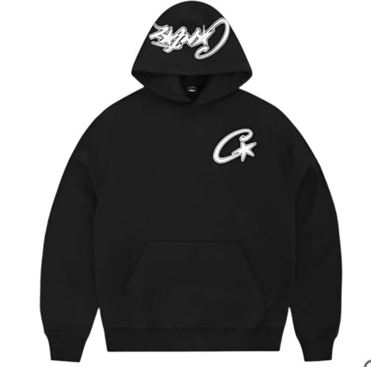 Corteiz C Star Hoodie Black