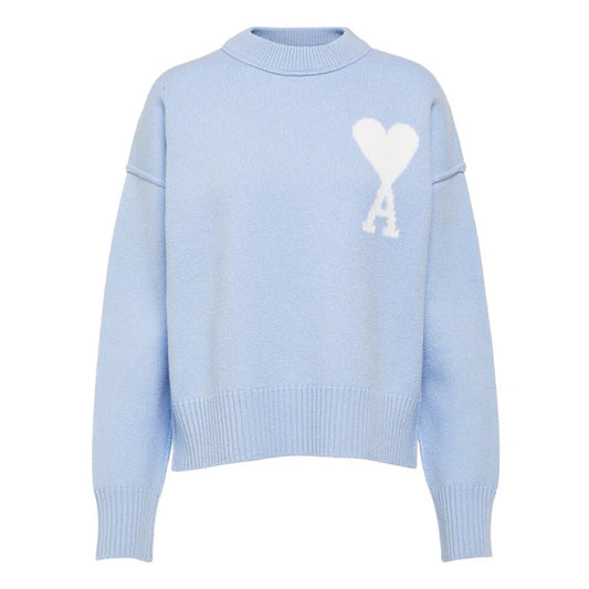 Ami Paris Sweater Light Blue