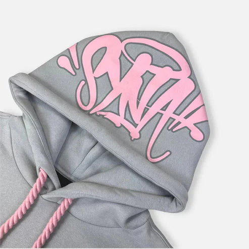 Syna World Tracksuit Grey & Pink