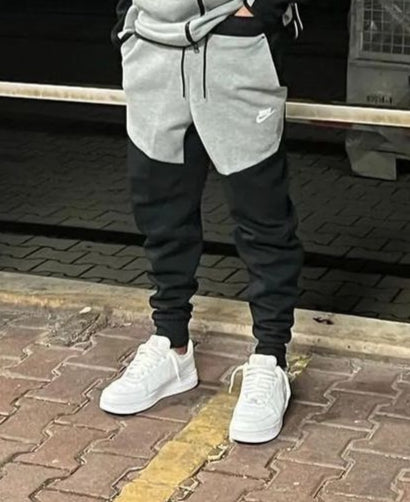 Nike Tech Fleece Black & Grey Joggers