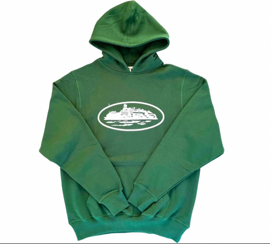 Corteiz Green Alcatraz Hoodie